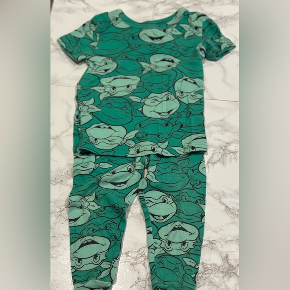 Kids Turtle Print Pajama Set - Picture 1 of 2
